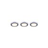 Trio ARGUS Inbouw verlichting - Set van 3 LED Chroom, 6-lichts, Afstandsbediening, Kleurwisselaar