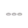 Trio ARGUS Inbouw verlichting - Set van 3 LED Chroom, 6-lichts, Afstandsbediening, Kleurwisselaar