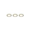 Trio ARGUS Inbouw verlichting - Set van 3 LED Wit, 6-lichts, Afstandsbediening, Kleurwisselaar