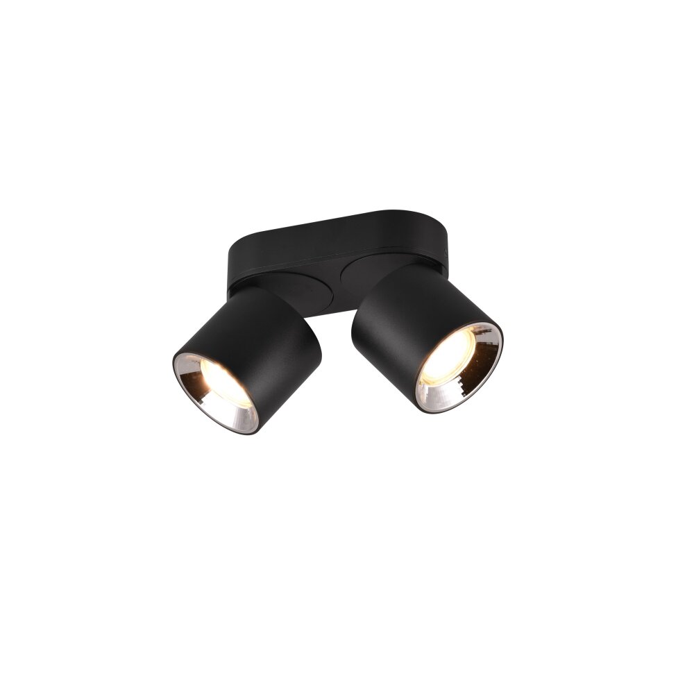 Trio GUAYANA plafondlamp Zwart, 2-lichts main product photo