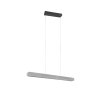 Trio Helios Hanglamp LED Aluminium gebürstet, 1-licht