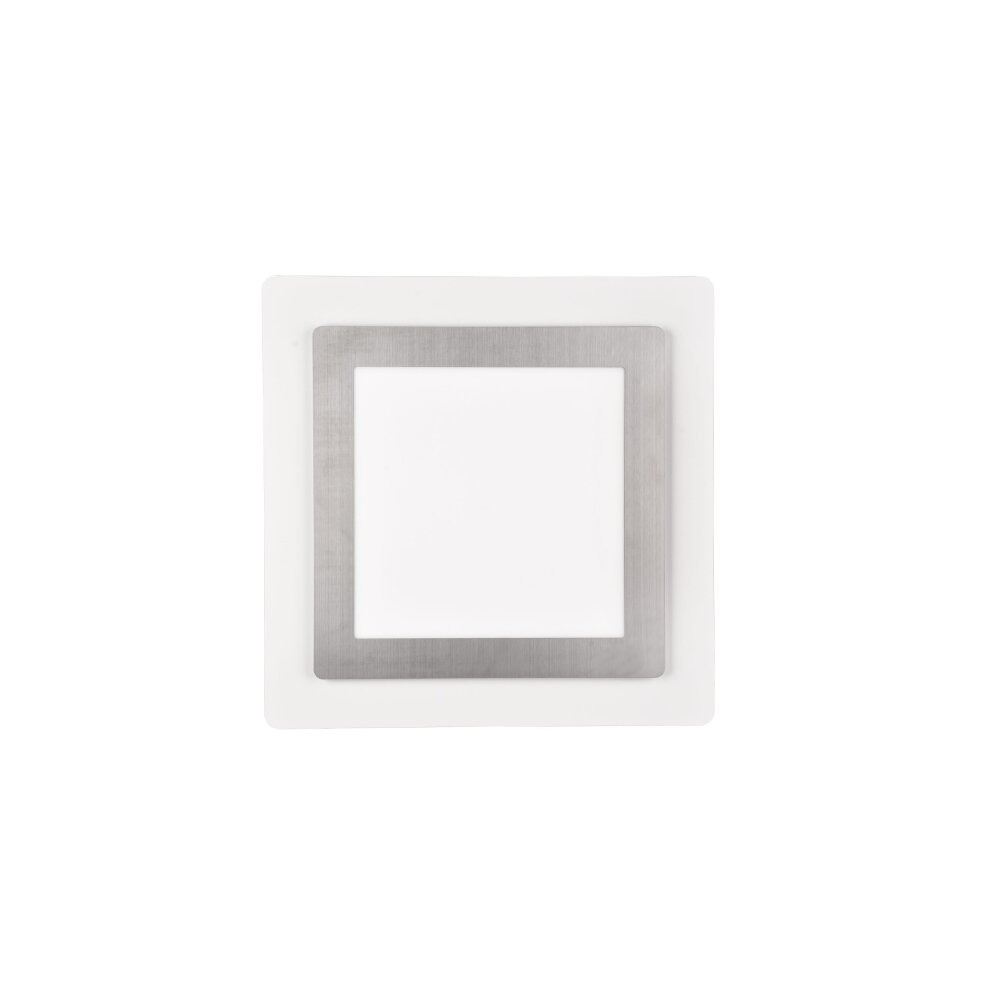 Trio MORGAN Plafondlamp LED Nikkel mat, 1-licht, Afstandsbediening