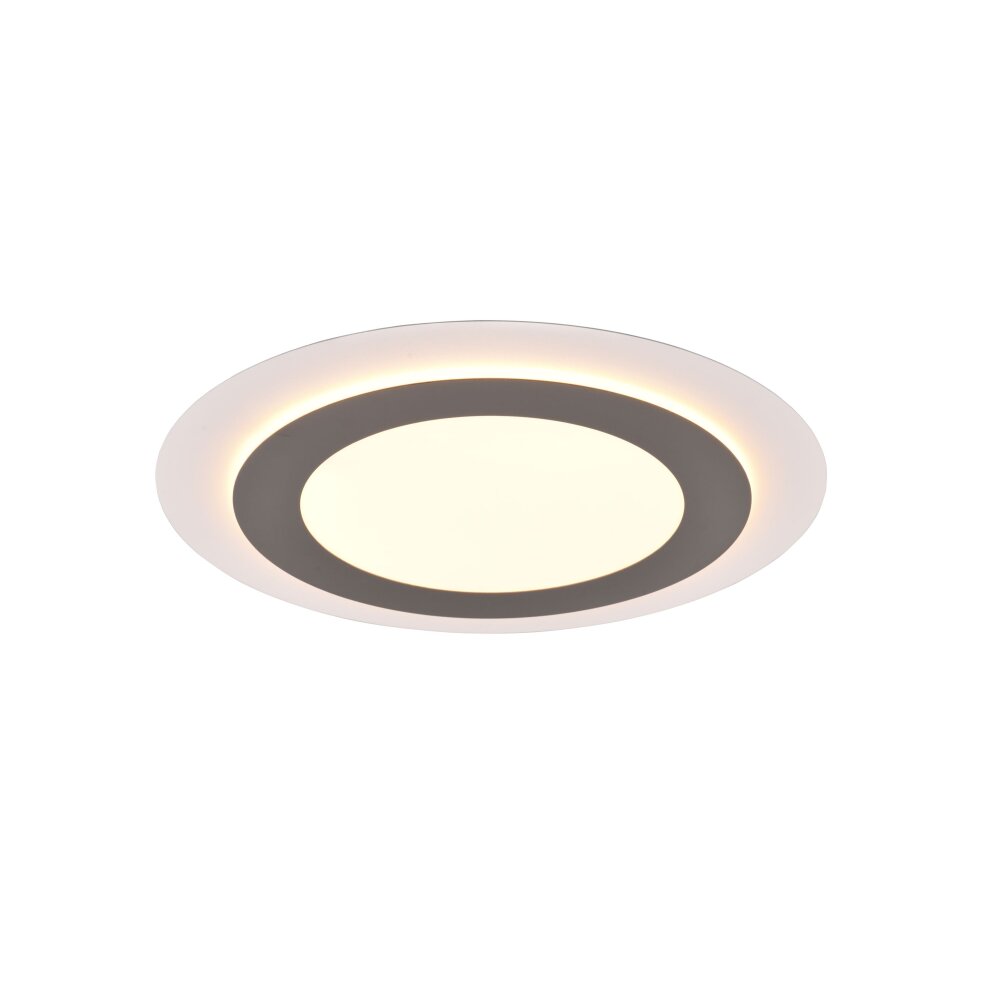 Trio MORGAN Plafondlamp LED Nikkel mat, 1-licht, Afstandsbediening main product photo