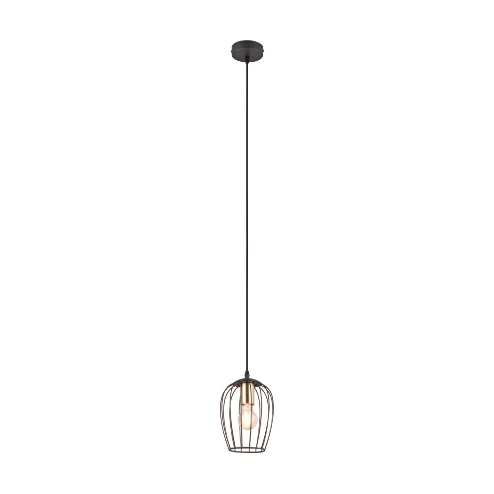 Reality Grid Hanglamp Zwart, 1-licht main product photo