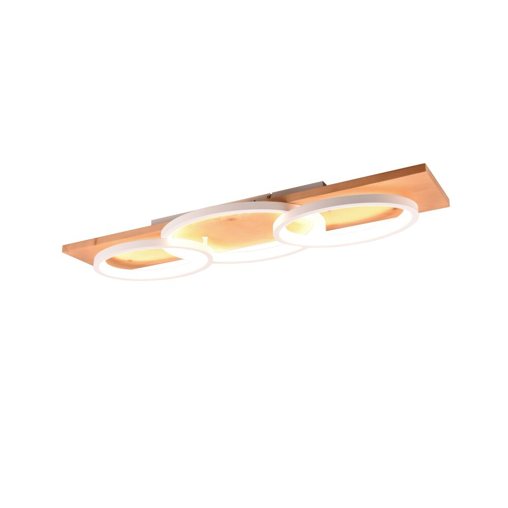 Trio Barca Plafondlamp LED Natuurlijke kleuren, Wit, 1-licht main product photo
