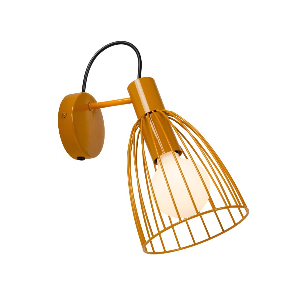 Lucide MACARONS Muurlamp Geel, 1-licht main product photo