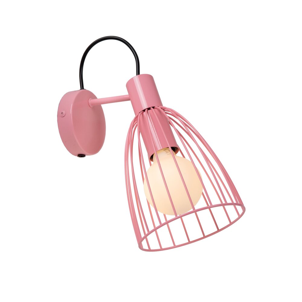Lucide MACARONS Muurlamp Roze, 1-licht main product photo