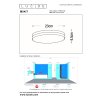 Lucide BISKIT Plafondlamp LED Zwart, 1-licht, Bewegingsmelder
