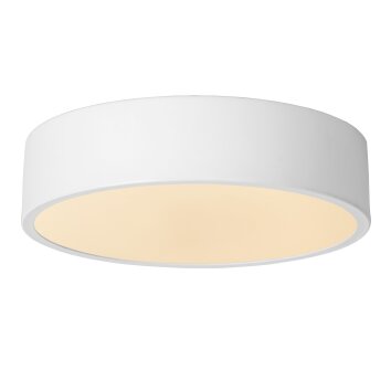 Lucide UNAR Plafondlamp LED Wit, 1-licht