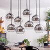 Koyoto Hanger - Glas Chroom, Duidelijk, Rookkleurig, 8-lichts