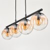 Gastor Hanglamp Amber, Duidelijk, 4-lichts