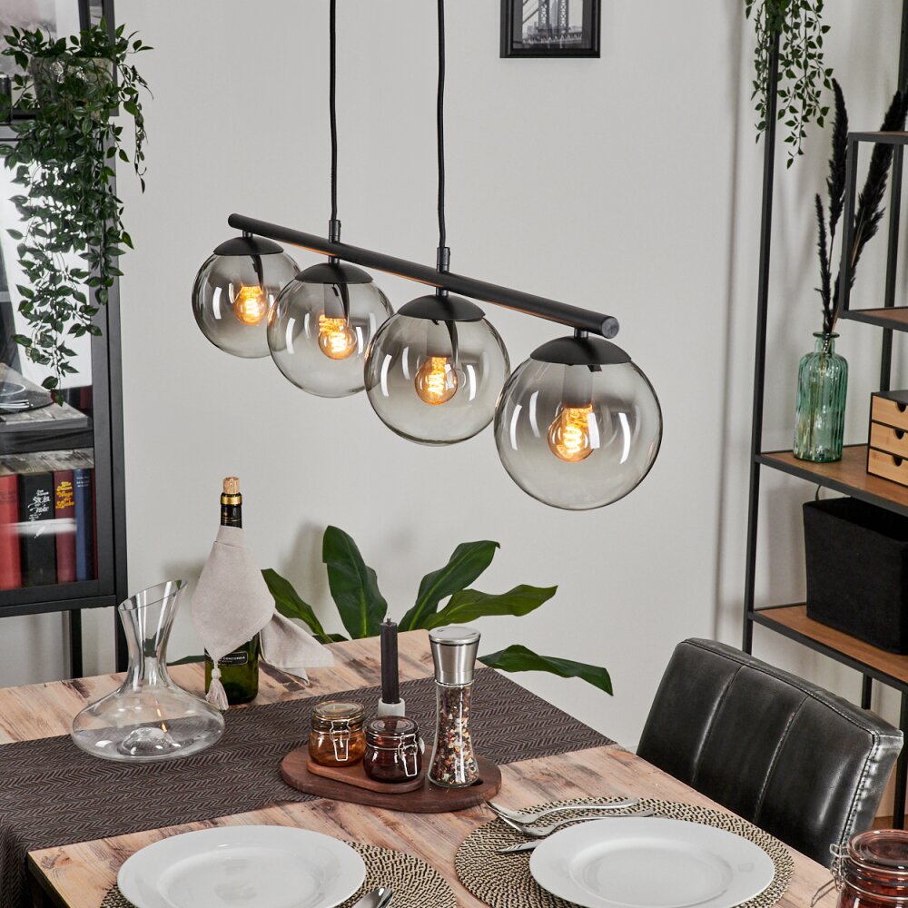 Gastor Hanger Duidelijk, Rookkleurig, 4-lichts main product photo