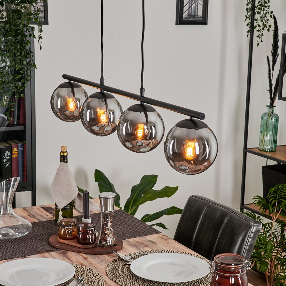 Gastor Hanger Rookkleurig, 4-lichts main product photo