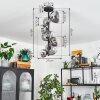 Chehalis Plafondlamp Zwart, 8-lichts