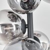 Chehalis Plafondlamp Zwart, 8-lichts