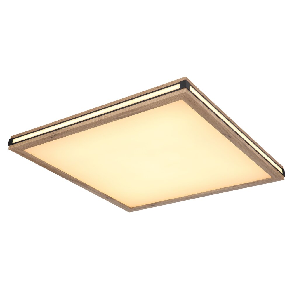 Globo CARLA Plafondpaneel LED Zwart, Wit, 2-lichts main product photo