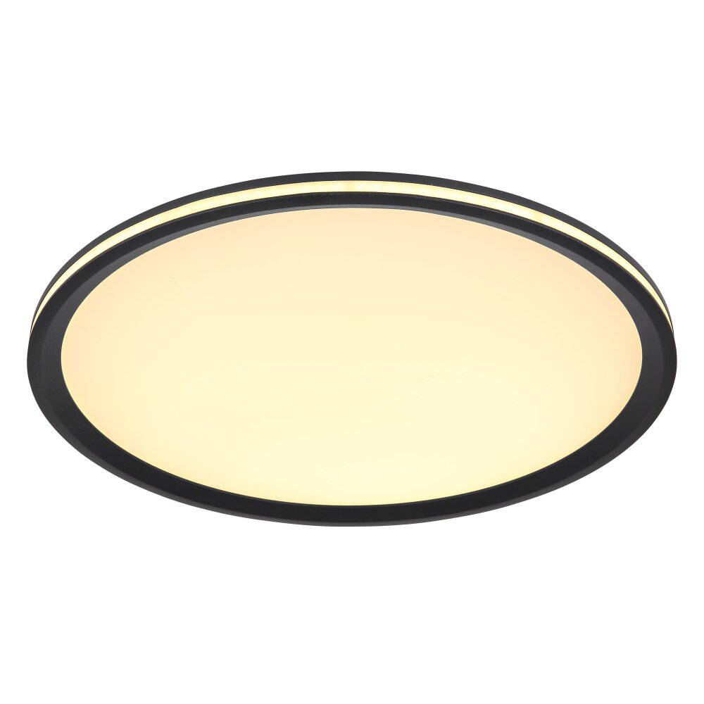 Globo BELISSA Plafondpaneel LED Zwart, 1-licht main product photo