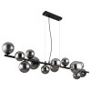 Globo RIHA Hanger LED Zwart, 13-lichts