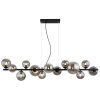 Globo RIHA Hanger LED Zwart, 13-lichts