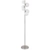 Globo RIHA Staande lamp LED Nikkel mat, 6-lichts