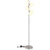 Globo RIHA Staande lamp LED Nikkel mat, 6-lichts