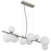 Globo RIHA Hanger LED Nikkel mat, 9-lichts