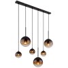 Globo HALLIE Hanger Zwart, 6-lichts