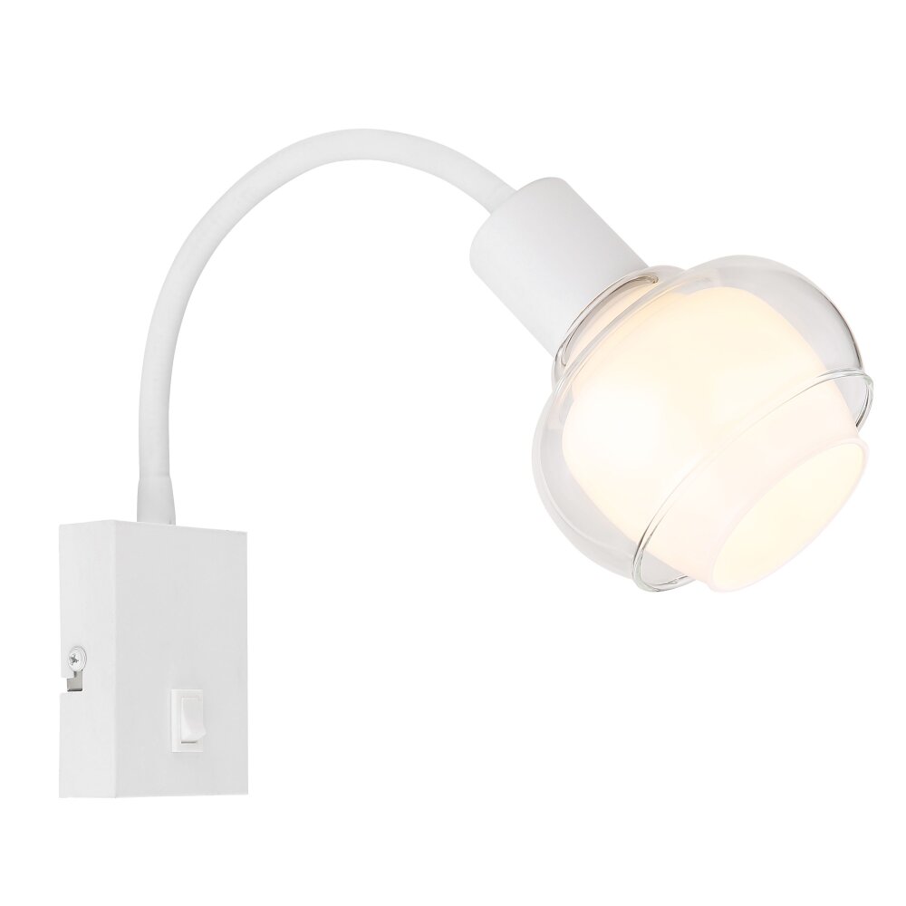 Globo TOKKI Muurlamp Wit, 1-licht main product photo