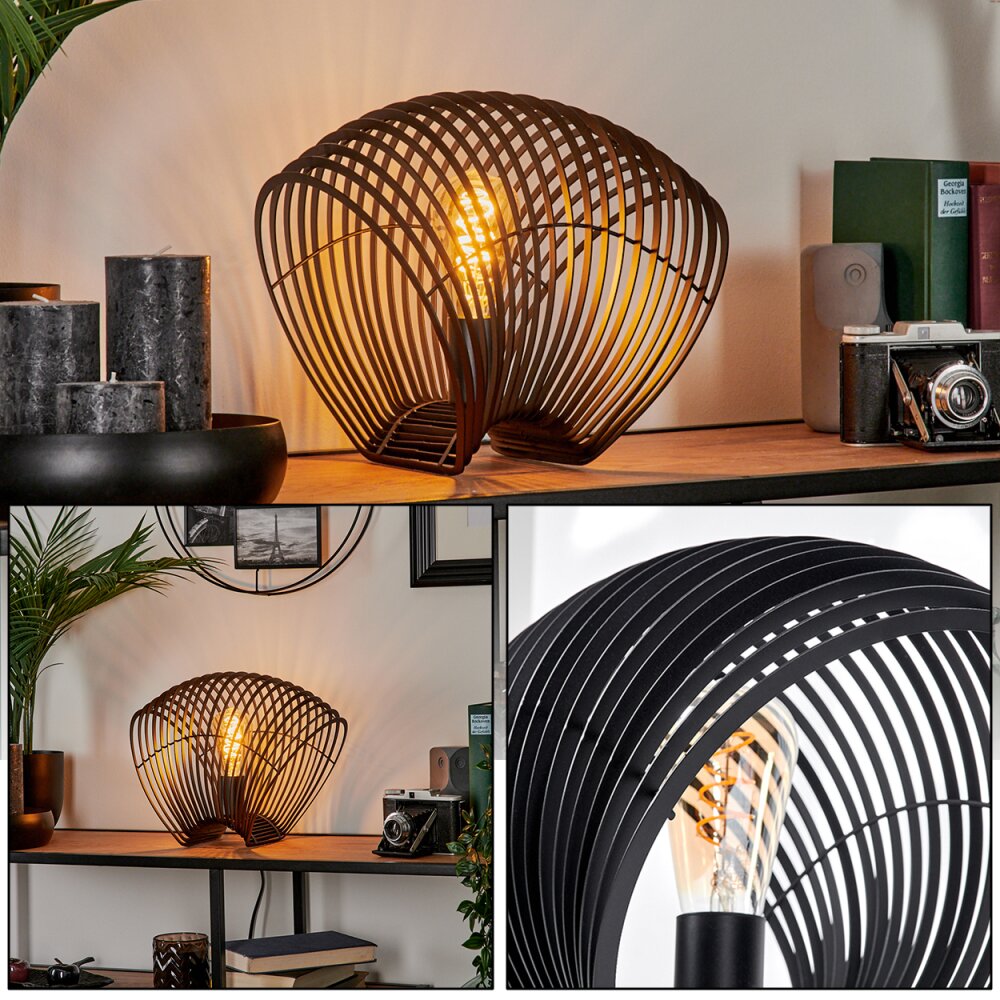 Corvallis Tafellamp Zwart, 1-licht main product photo