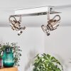 Yometchen Plafondlamp LED Nikkel mat, 2-lichts