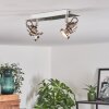 Yometchen Plafondlamp LED Nikkel mat, 2-lichts