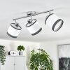 Lohobe Plafondlamp Chroom, 3-lichts