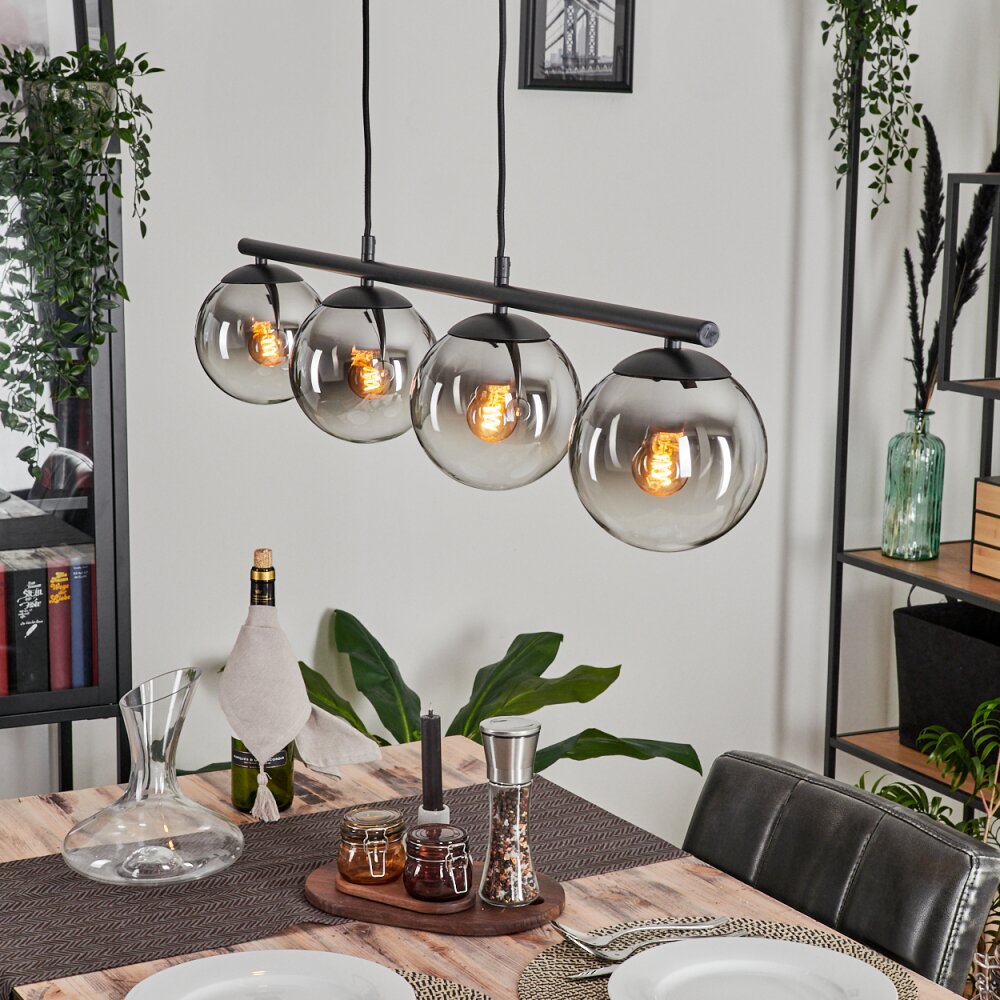 Gastor Hanger - Glas Chroom, Duidelijk, Rookkleurig, 4-lichts main product photo