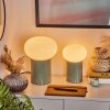 Godrie Tafellamp - Set van 2 Turquoise, 2-lichts