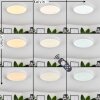 Diagonal Plafondlamp LED Wit, 1-licht, Afstandsbediening