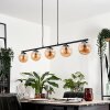Gastor Hanglamp - Glas Amber, 5-lichts