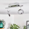 Altamahaw Plafondlamp LED Zilver, 2-lichts