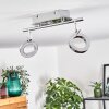 Altamahaw Plafondlamp LED Zilver, 2-lichts