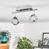 Altamahaw Plafondlamp LED Zilver, 2-lichts