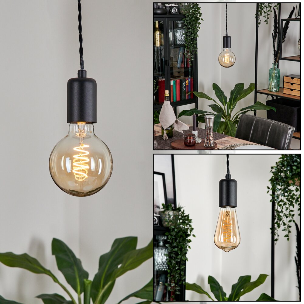 Lemone Hanger Zwart, 1-licht main product photo