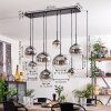 Koyoto Hanger - Glas Duidelijk, Rookkleurig, 8-lichts