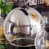 Koyoto Hanger - Glas Amber, Chroom, Duidelijk, Rookkleurig, 8-lichts