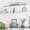 Altamahaw Plafondlamp LED Zilver, 3-lichts