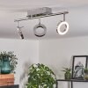 Altamahaw Plafondlamp LED Zilver, 3-lichts