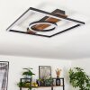 Taboneira Plafondlamp LED Zwart, 1-licht
