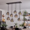 Koyoto Hanger - Glas Duidelijk, Rookkleurig, 8-lichts