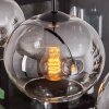 Apedo Hanger - Glas Duidelijk, Rookkleurig, 5-lichts