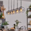 Apedo Hanger - Glas Duidelijk, Rookkleurig, 5-lichts