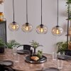Apedo Hanger - Glas Amber, Duidelijk, 4-lichts