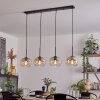 Apedo Hanger - Glas Amber, Duidelijk, 4-lichts